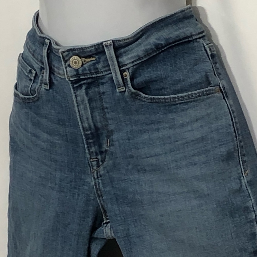 LEVI’S mid rise skinny 5 pocket style blue jeans - Picture 4 of 11